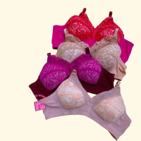 Isi 1 pics -Bra Bh Busa Jumbo Ld Besar Ukuran 42 Cup Besar C/D Renda Tipis Katun untuk Wanita Dewasa