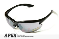 【【蘋果戶外】】APEX 610 黑 台製 polarized 抗UV400 寶麗來偏光鏡片 運動型太陽眼鏡 可加購近視鏡框 附原廠盒、擦拭布(袋)