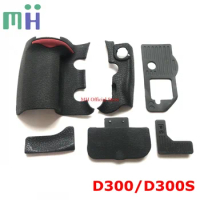 COPY NEW For Nikon D300s D300 Body Rubber ( Front + Rear + Side + Bottom + USB + FX ) Grip Rubber Cover Camera Spare Part
