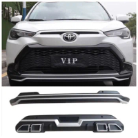 For Toyota Corolla Cross 2021 2022 2023+ High Quality Car Bumper ABS Front Rear Diffuser Spoiler Protector Guard Skid Plate