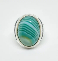 Cincin Batu Green Topas Sulaiman Ring Tanam Istimewa
