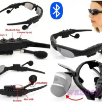 v4.1 Sunglasses Bluetooth Talk function Headset Headphone Sun Glasses Micphone For iPhone samsung *100set/lot