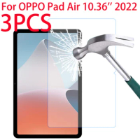 3Packs Tempered Glass Screen Protector For OPPO Pad Air 10.36 inch 2022 Protective Film For OPPO Pad Air 10.36 Screen Glass