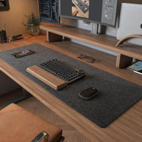 Wool Felt Mouse Pad Keyboard Mice Mat Laptop Table Mat Computer Desk Protector Non-slip Writing Mat Gaming Accessories