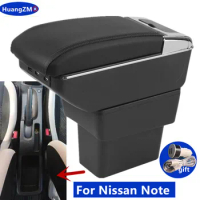 For Nissan Note E-Power Armrest Box For Nissan Note Central Storage Box Dedicated Interior Retrofit Car Accessories 2019-2024