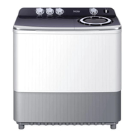 เครื่องซักผ้าฝาบน 2 ถัง (10.5 กก./ 6.5 กก.) รุ่น HWM-T105N2