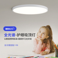 超薄全光譜兒童護眼吸頂燈高顯指防藍光燈具書房臥室燈現代簡約