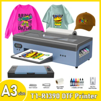 A3 DTF Printer For Epson R1390 T-shirt Printing machine dtf a3 printer impresora dtf Transfer Printer For T-shirt Hoodies Hat