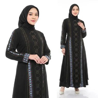 ABAYA YASMIN ~ Abaya Hitam Turkey Bordir Payet Gamis Turki Mewah Wanita Remaja Muslimah Elegant Zoya