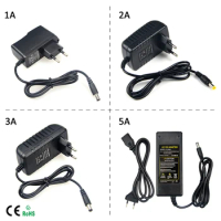 Swtiching Adapter Power Supply AC 100V-240V to DC 12V 1A 2A 3A 5A Lighting Transformer Power Charger Driver for LED Strip Light