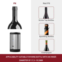 Bottle With Stopper, Stopper-wine Electric Vacuum Saver Reusable Sealer Pump Stopper Wine