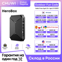 CHUWI Herobox Gaming Mini PC Intel N100 UHD Graphics for 12th Gen Windows 11 8GB RAM 256G SSD Wifi 6 Bluetooth 5.2 VAG