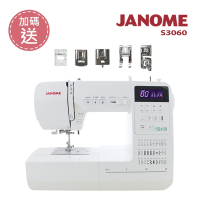 日本車樂美JANOME 電腦型全迴轉縫紉機S3060加送壓布腳(加碼送)