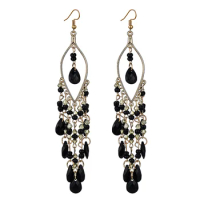 Bohemian Tassels Drop Earrings For Women Vintage Ethnic Seed Beads Long Dangle Ladies Party Jewelry Gift
