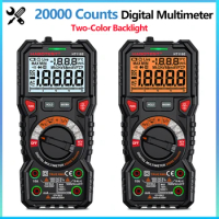 20000 Counts HT118E Digital Multimeter True RMS 1000V 10A AC/DC Voltage &amp; Current Resistance Capacitance Temperature Test Meter