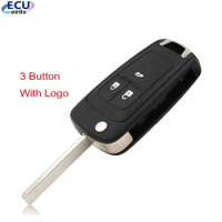 3 Button Replacement Folding Car Blank Key Case For Opel VAUXHALL Insignia Astra Flip Key Shell Remote Cover Fob With Screw