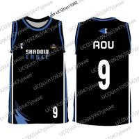 Áo Jersey Shadow Eagle GMMTV STARLYMPICS Nam Nữ Thể Thao Màu Đen Trò Chơi Bóng Rổ Áo Jersey Trẻ Em Á