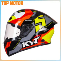 KYT TT Motorcycle Helmet Full Face Helmet Racing Helmet Anti-Fog Off Road Lightweight Capacete Motocross Casco Moto Casque