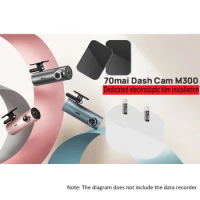 For 70mai Dash Cam M300/1S special electrostatic film Double-side 3PCS