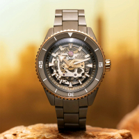 【Rado 雷達表】庫克船長高科技陶瓷鏤空機械錶-43mm R03(R32150162)
