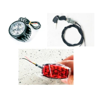 LANGFEITE Model C3 rear LED front LED and Ignition switch with elelctric scooters accessories e scooters parts