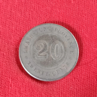 koleksi Koin China Kuno Kwang tung 20 Cent