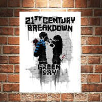 GreenDay Green Day Century Breakdown Poster Dekorasi Pajangan Dinding