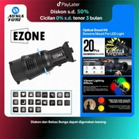 EZONE Optical Snoot Kit Projector Attachment With Gobo & Color Filter Gel - Bowens Mount For LED Lig