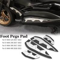 New Motorcycle Foot Pegs Pad Pedal Rests Footpegs Footrest For YAMAHA XMAX X-max 400 300 250 125 Xmax125 Xmax250 Xmax300 Xmax400