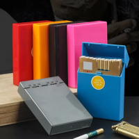 New 1pc Portable Cigarette Case Sturdy Cigarette Holder Engineering Plastics For M Size Cigarette Case Box