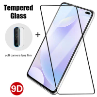 2 in1 9D Tempered Glass for Redmi Note 9T 9S 9 Pro 9A 9C 9i Back Len Screen Protector for Redmi Note 8 Pro 8T 7 8A 7A