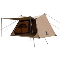 OneTigris Solo Homestead TC Canvas Hot Tent with Stove Jack, Fire-Retardant Wind-Proof Durable