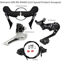 Shimano GRX RX400 Shifter+Brake+Front Derailleur+Rear Derailleur 2x10 Speed Bicycle Group Set Bike Groupset cycling Groupset
