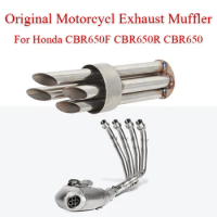 Motorcycl Exhaust Four Hole DB Killer Muffler For Honda CBR650F CBR650R CBR650 CBR 650 Moto Escape Nozzle For Muffler