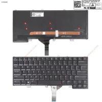 US Laptop Keyboard for Dell Alienware 15 R3 Black Frame with Full Colorful Backlit for Win8