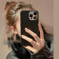【LOYALTY】iPhone14Plus/14Pro/14ProMax矽膠編織毛衣紋路手機保護殼 黑色