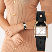FOSSIL Harwell 復古時尚大三針女錶 520送禮首選-28mm ES5263