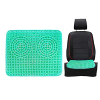 Breathable Honeycomb Gel Chair Car Seat Cushion Car Seat Cover Gel Seat Cushion Non-Slip Cooling Gel Pad For Home Office