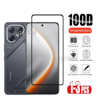 Pelindung Skrin, Untuk Tecno Pova 7 4G dan Ultra 5G 4G 2025, Penutup Penuh, Kaca Bajaan Jelas, Saput