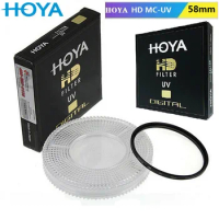 Original HOYA HD MC-UV 58mm Hardened Glass 8-layer Multi-Coated Digital UV Ultra Violet Filter for N