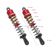 SST part 109003 Red Aluminum Front /Rear Shock Absorber for Saisu 1/10 RC Buggy Car Truck Truggy