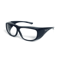 台灣製【強化抗UV安全眼鏡-全包黑框流行款 8346】工作護目鏡 防護眼鏡 防塵護目鏡