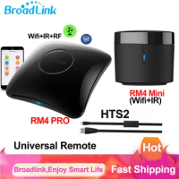 Broadlink RM4 PRO RM4 Mini HTS2 Wifi IR RF Smart Universal Remote Smart Home Remote Control TV Via Broadlink APP Work with Alexa