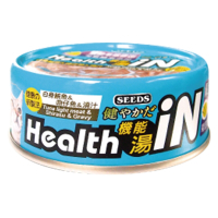【Seeds 聖萊西】Health IN鮪魚澆汁機能湯罐-鮪魚+吻仔魚(80gX24罐)