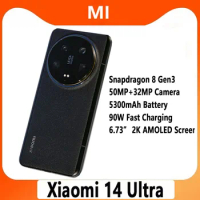 Original New Xiaomi 14 Ultra 5G Smartphone 6.73″ 2K AMOLED 120Hz Screen Snapdragon 8 Gen 3 50MP Leica Camera 90W 5300mAh Battery