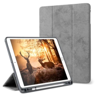Case For iPad Pro 12.9 with Pencil Holder 2018 2017 2015 Premium PU Leather TPU Soft Cover for iPad Pro 12.9 2018 2020 Shell