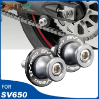 Motorcycle Accessories For SUZUKI SV650 SV 650 CNC Aluminum 8MM Swingarm Spools Slider Stand Screw 1999 - 2021 2018 2019 2020