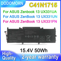 DODOMORN C41N1715 For ASUS Zenbook 13 UX331UA UX331UN UX331FN U3100FN U3100UN Laptop Battery 0B200-02760000 4ICP4/72/75 50Wh