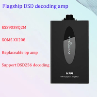 Decoding Headphone Amplifier ES9038 Decoding Chip XMOS 384KHz 32bit DSD256 Lossless Decoding Headphone Amplifier MUSES02 Op Amp