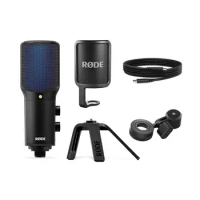 RODE NT-USB+ Professional USB Microphone Studio-grade condenser capsule with tight cardioid polar pattern